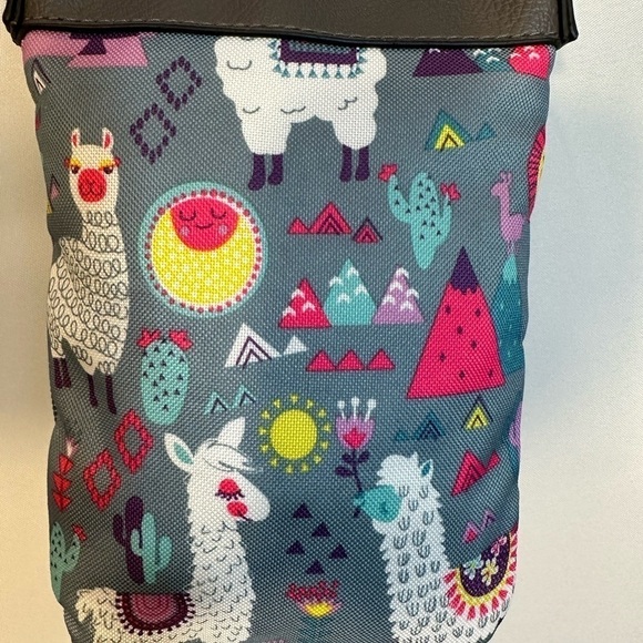 Lily Bloom Gay Crossbody Purse Llame Themed Zipper Strap Travel Eco Pockets S - Picture 14 of 16